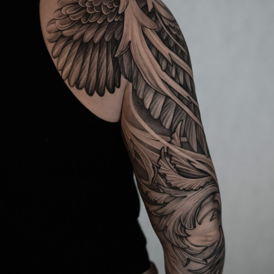 Tattoo Unterarm Blumen